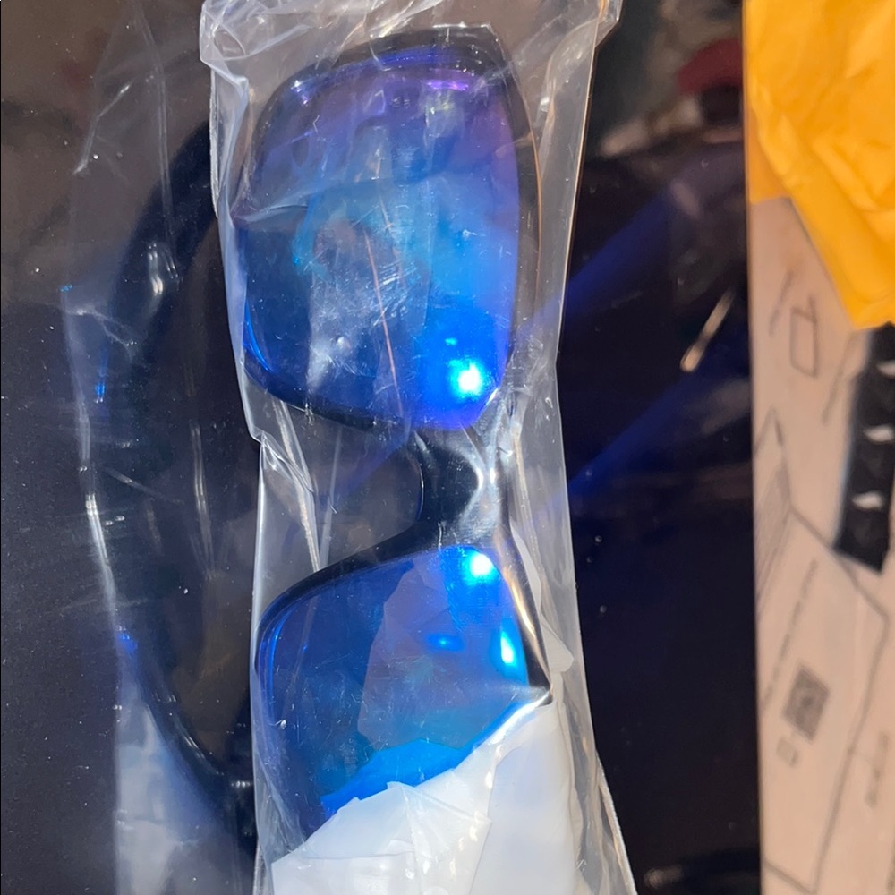 Blue and Black Sunglasses